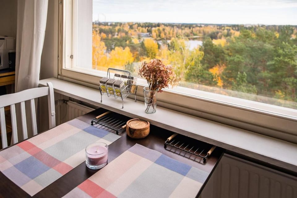 Bright two-room apartment with lake view Apartment in Finland