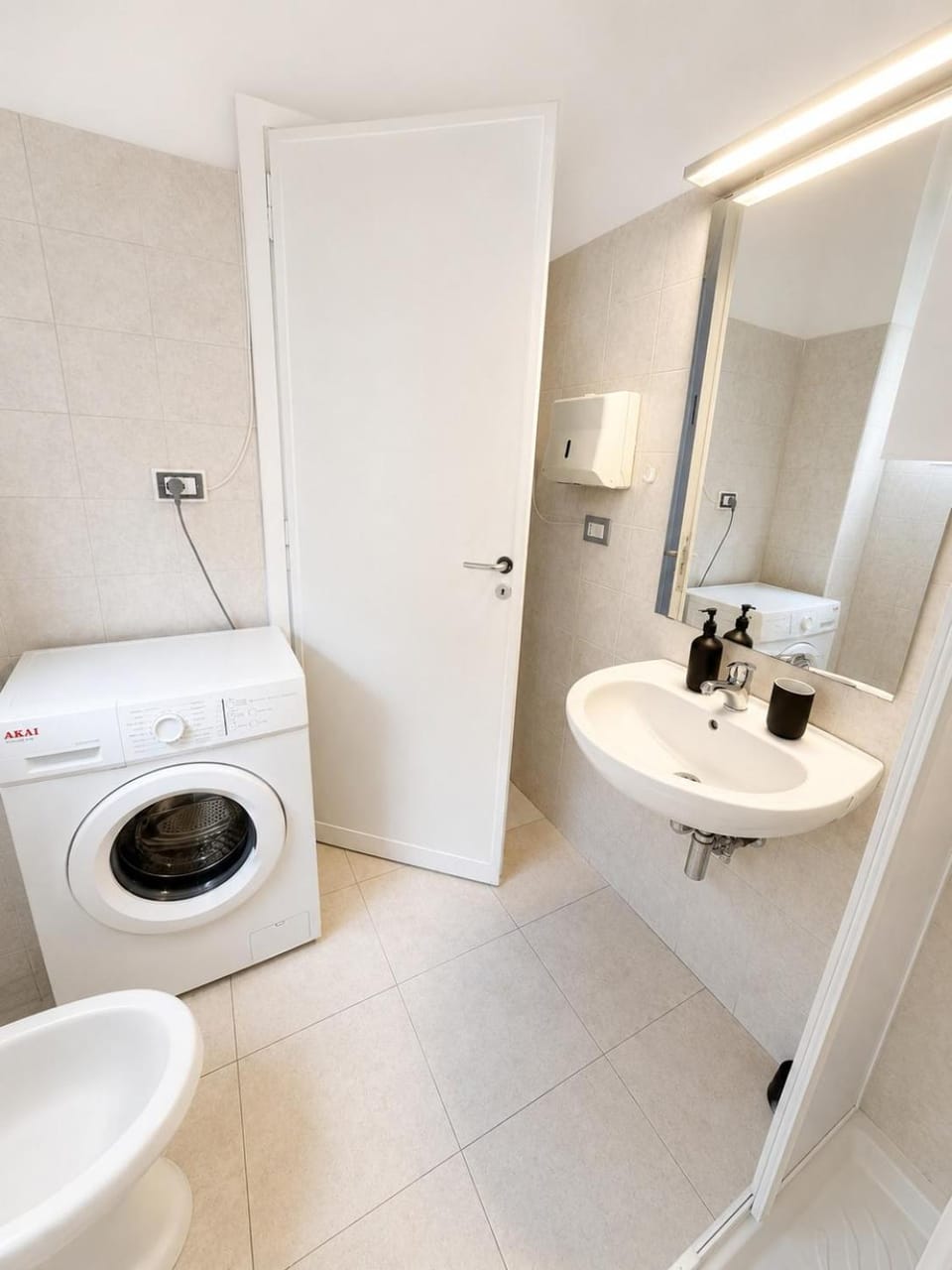 Shower, Toilet, washing machine