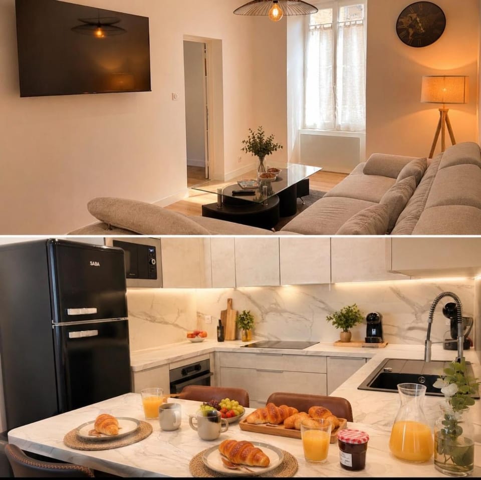 Appartement de luxe au cœur du centre-ville, à deux pas de la gare et des commerces Apartment in Aurillac