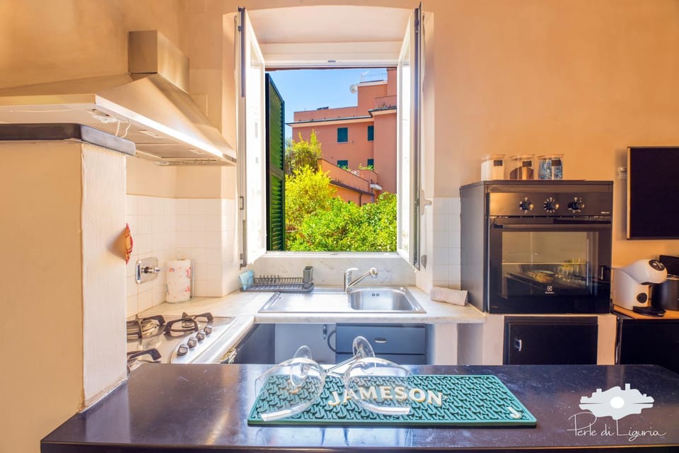 Kitchen or kitchenette, Inner courtyard view