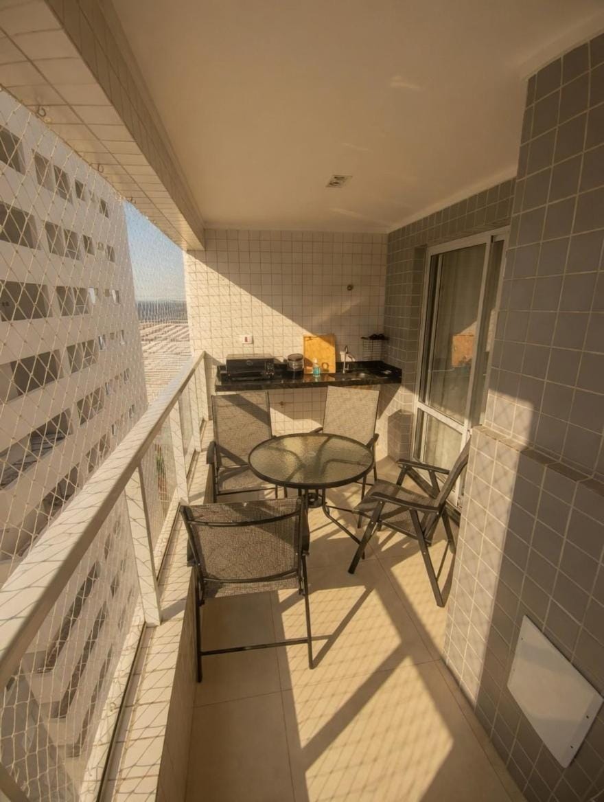 Vista Mar com Churrasqueira e Garagem para 6 Pessoas Apartment in State of São Paulo