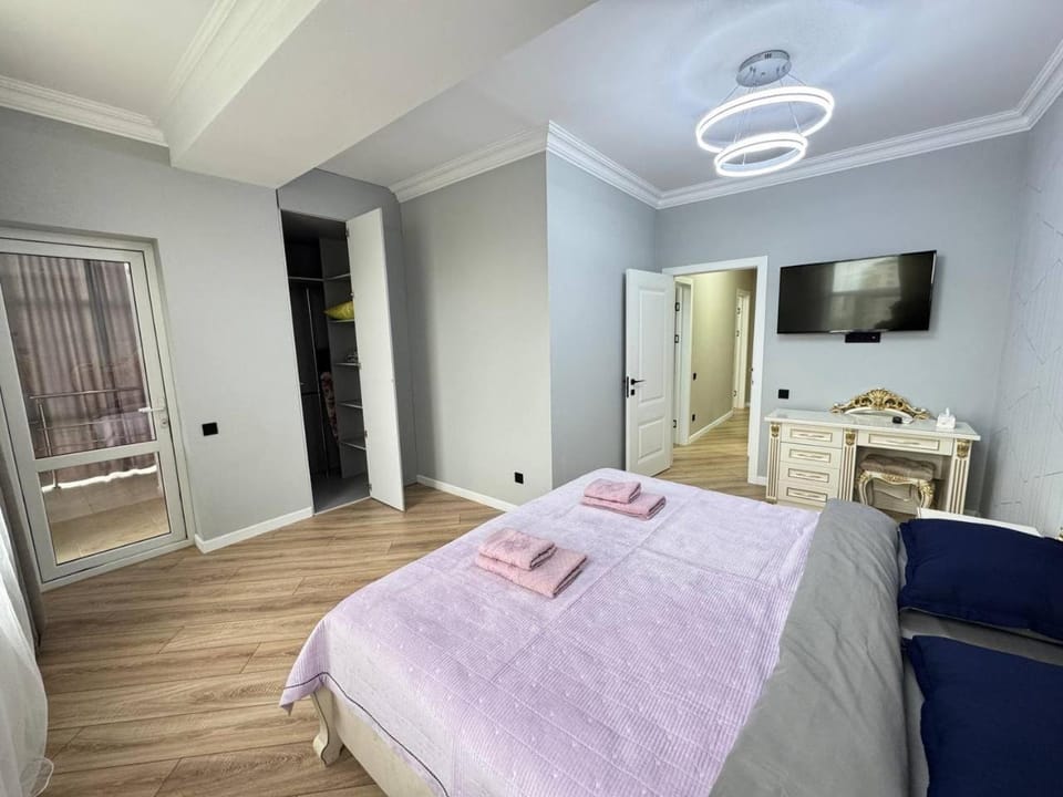 Bed, TV and multimedia, Balcony/Terrace, Bedroom, wardrobe, air conditioner
