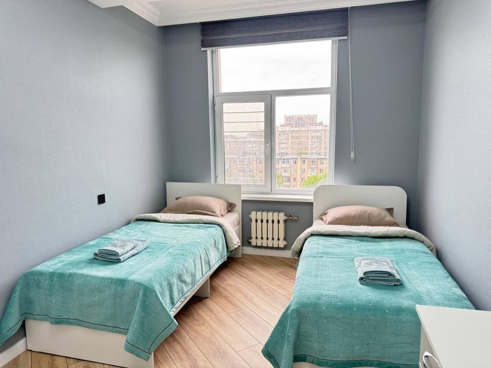 Bed, Bedroom, towels, wardrobe