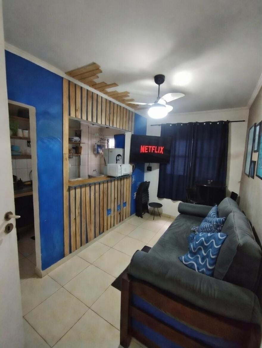 Apt Lindo e Completo na Melhor Localização Ocian Apartment in State of São Paulo