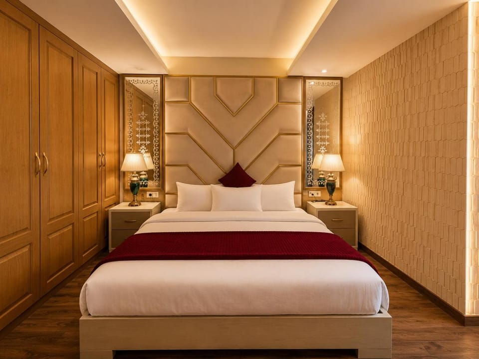 Bed, Photo of the whole room, Bedroom, wardrobe