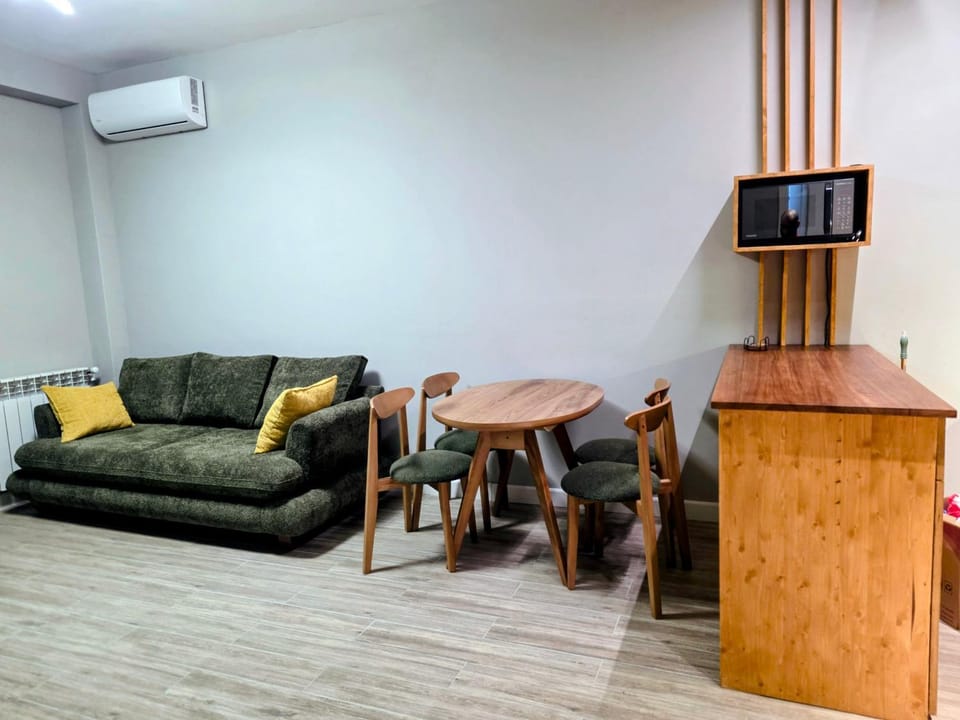 Communal lounge/ TV room, Living room, Seating area, air conditioner