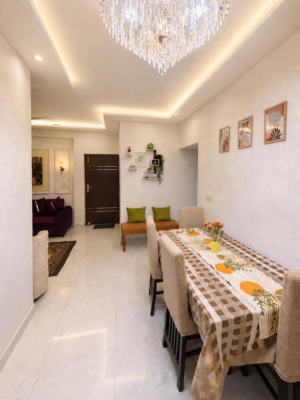 Dining area, air conditioner
