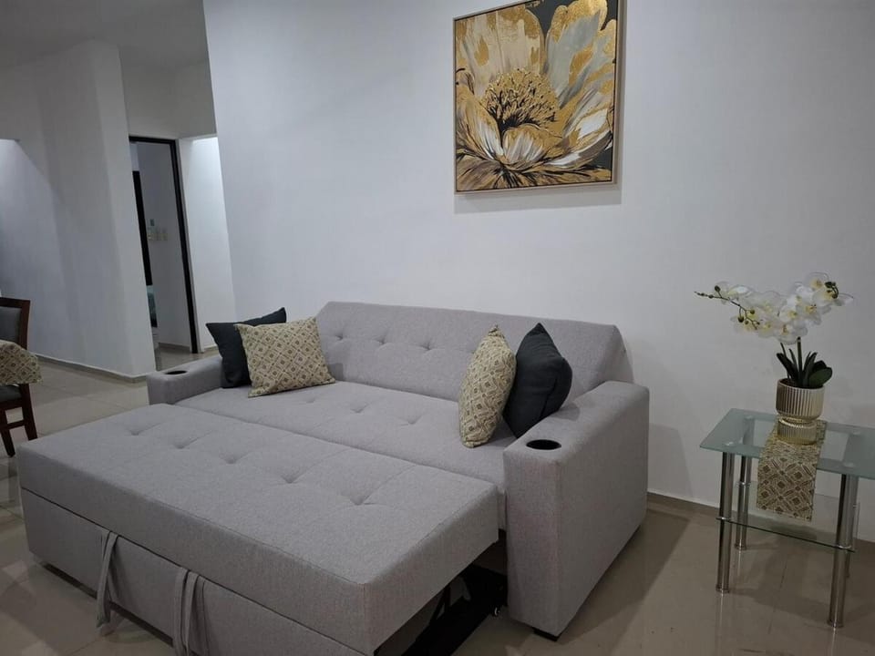 Bed, Living room