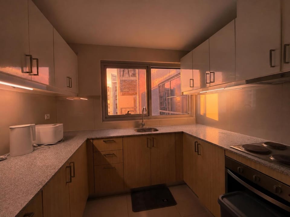 Sunset, kitchen