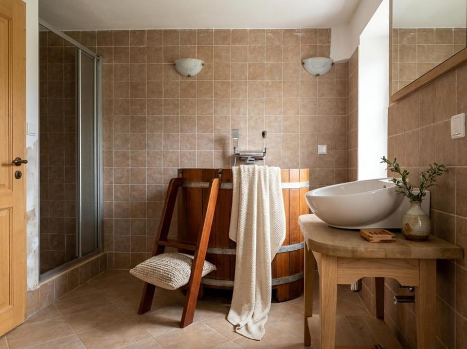 Bathroom, Dining area