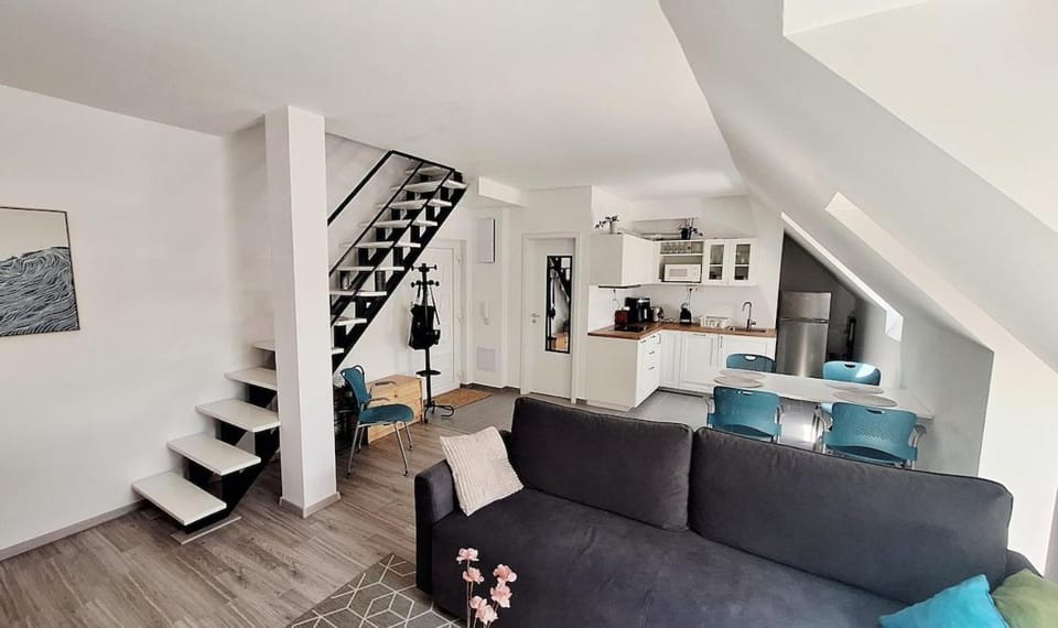 Top Floor 4ppl Loft Lelle w AC by NW Apartment in Hungary