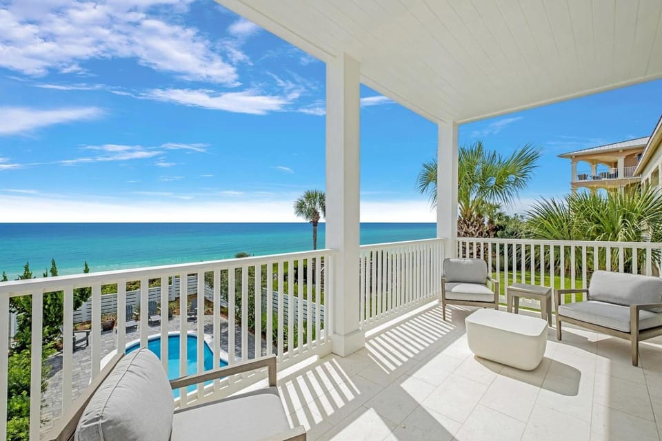 Luxury Shellstone Beachfront Cottage Seacrest Beach Florida Private Pool Beach Access House in Seacrest