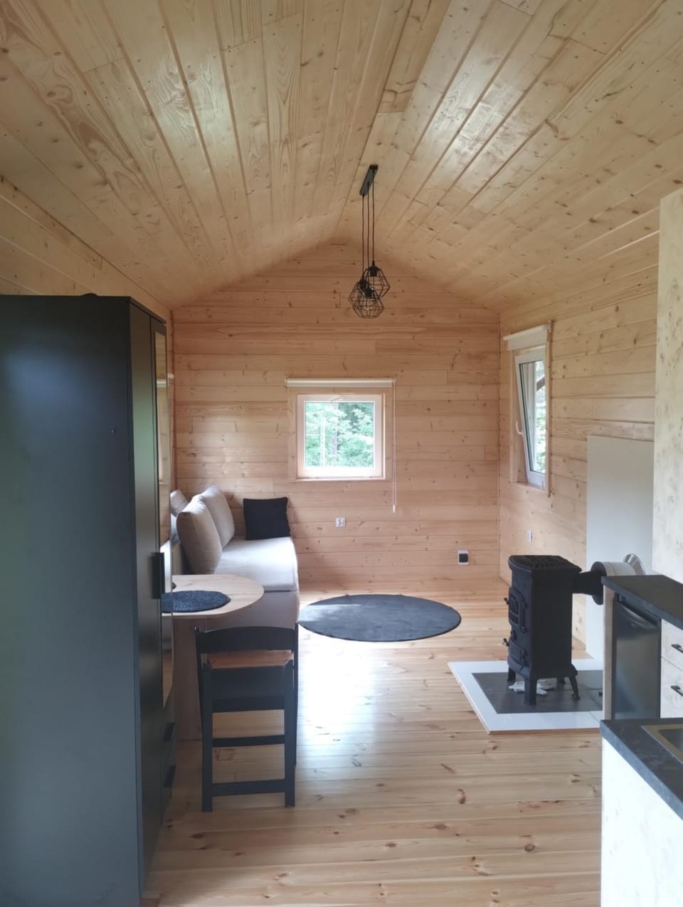 Stacja Hańcza - domek z kominkiem oraz sauna wolnostojąca Nature lodge in Lithuania