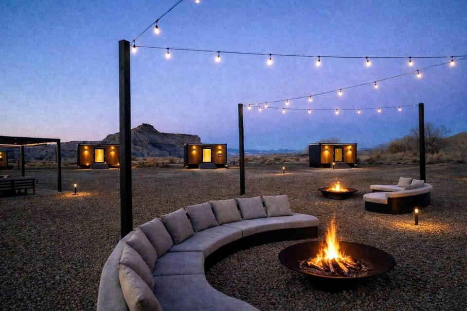 Scandinavian-Inspired Desert Retreat with Mirrored Views | Near Torrey, Utah House in Capitol Reef