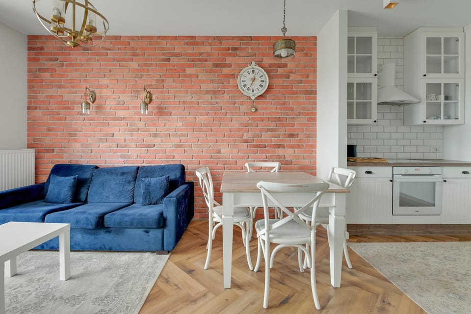Kitchen or kitchenette, Living room, Seating area