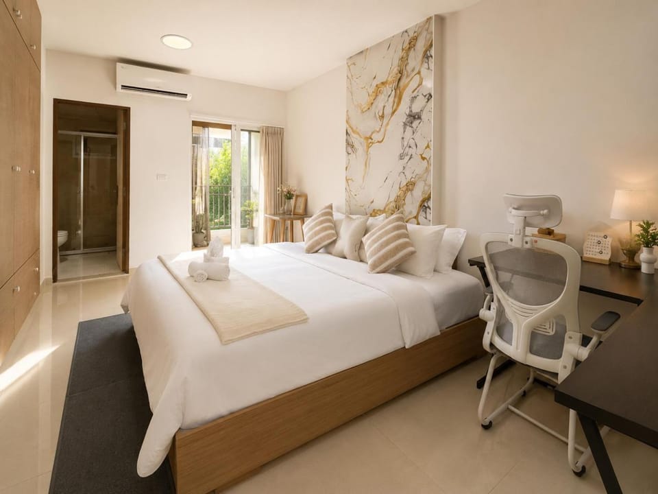 Bedroom, air conditioner