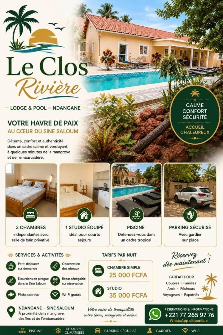 Le Clos Rivière Bed and Breakfast in Thiès Region, Senegal