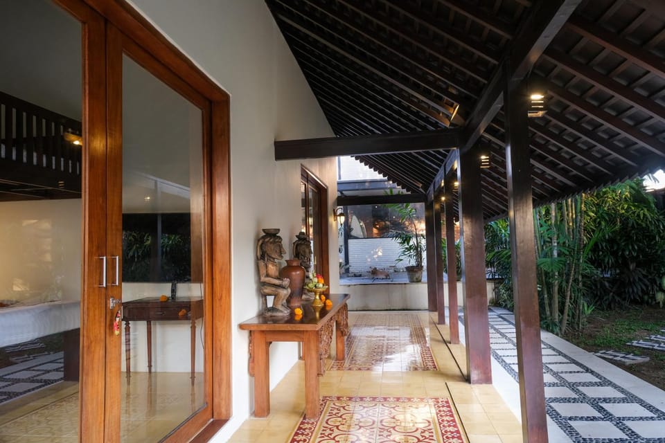 Property building, Bedroom, Garden view