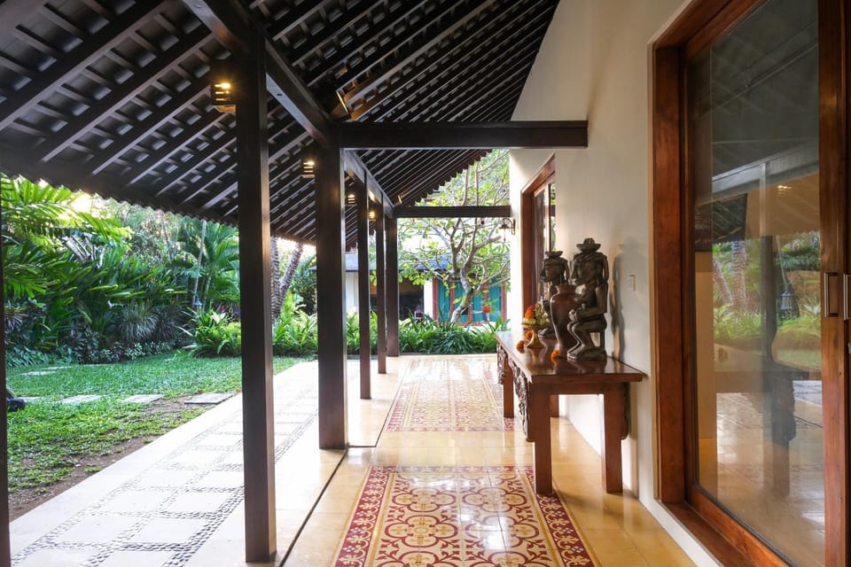 Property building, Bedroom, Garden view