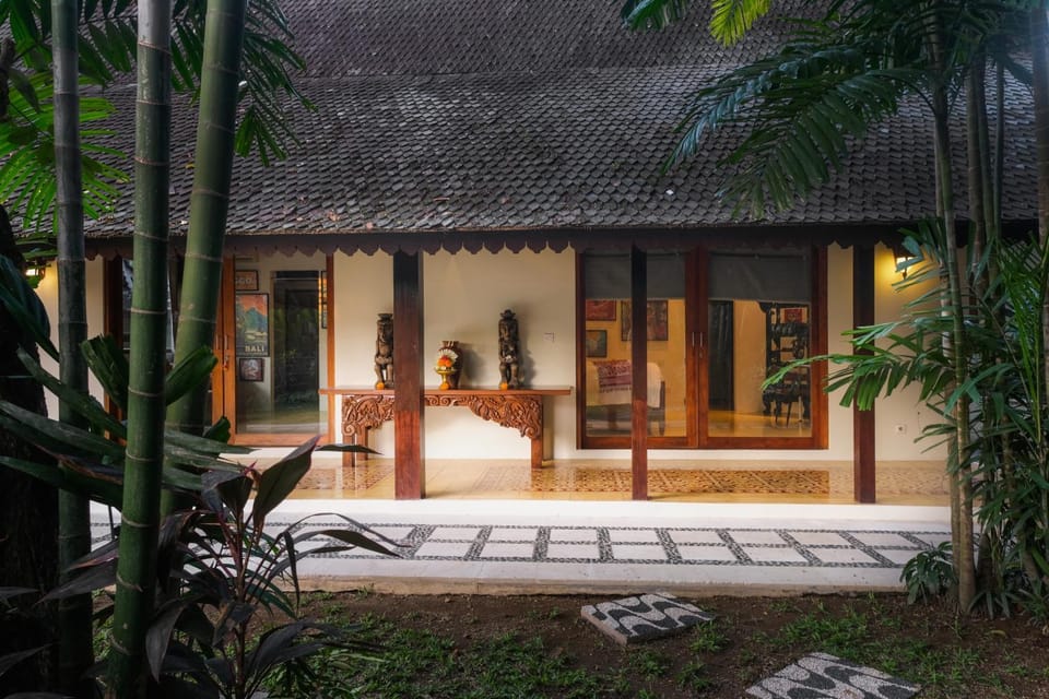 Property building, Bedroom, Garden view