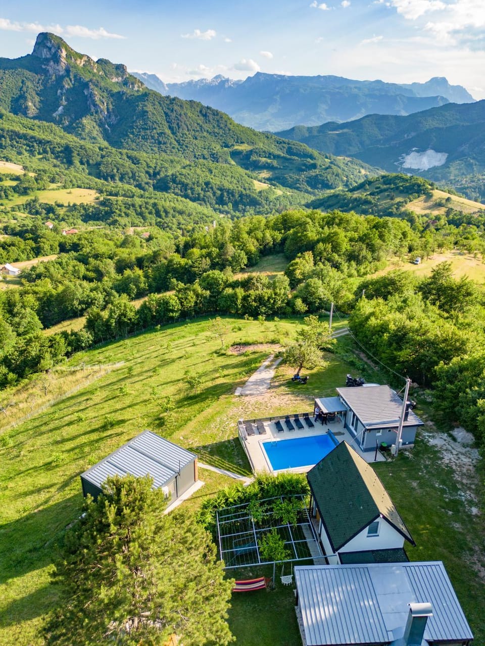 Natural landscape, Garden view, Mountain view, Pool view
