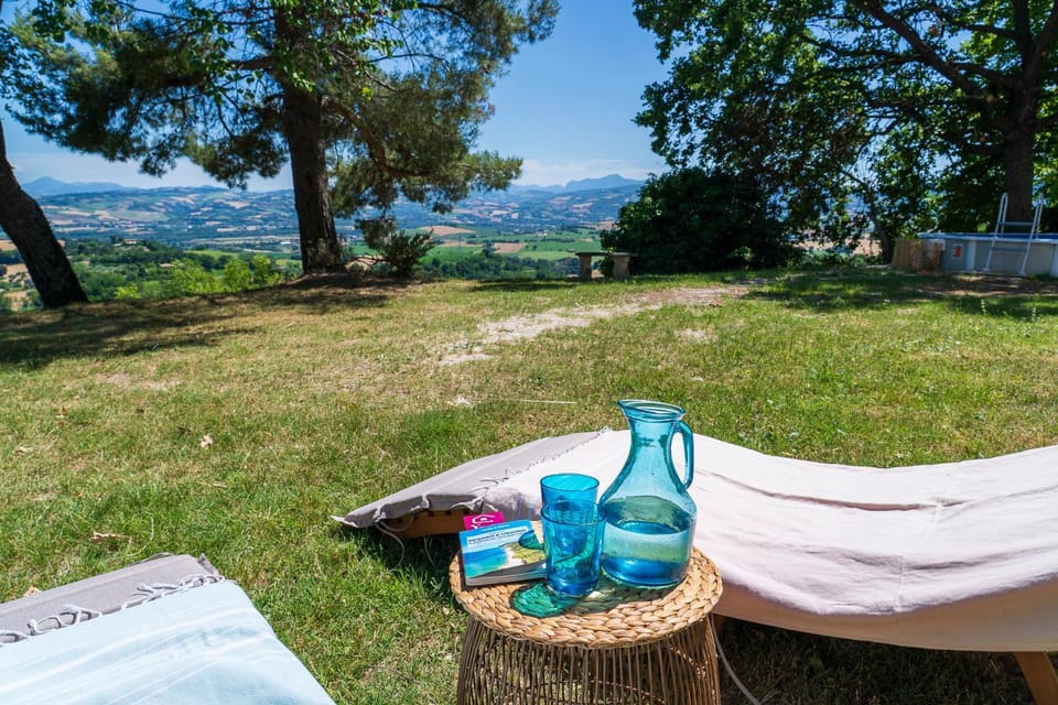 Natural landscape, Garden, Garden, Garden view, Mountain view, sunbed