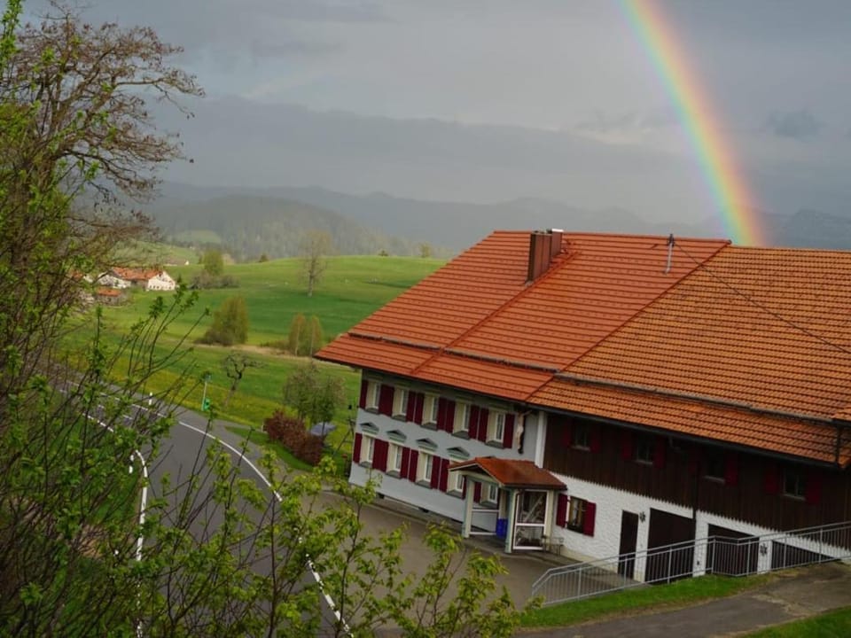 Property building, Natural landscape, Mountain view