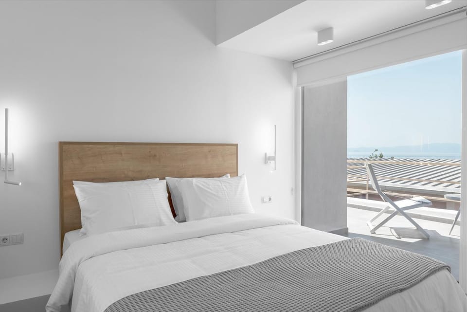 View (from property/room), Bedroom, Sea view