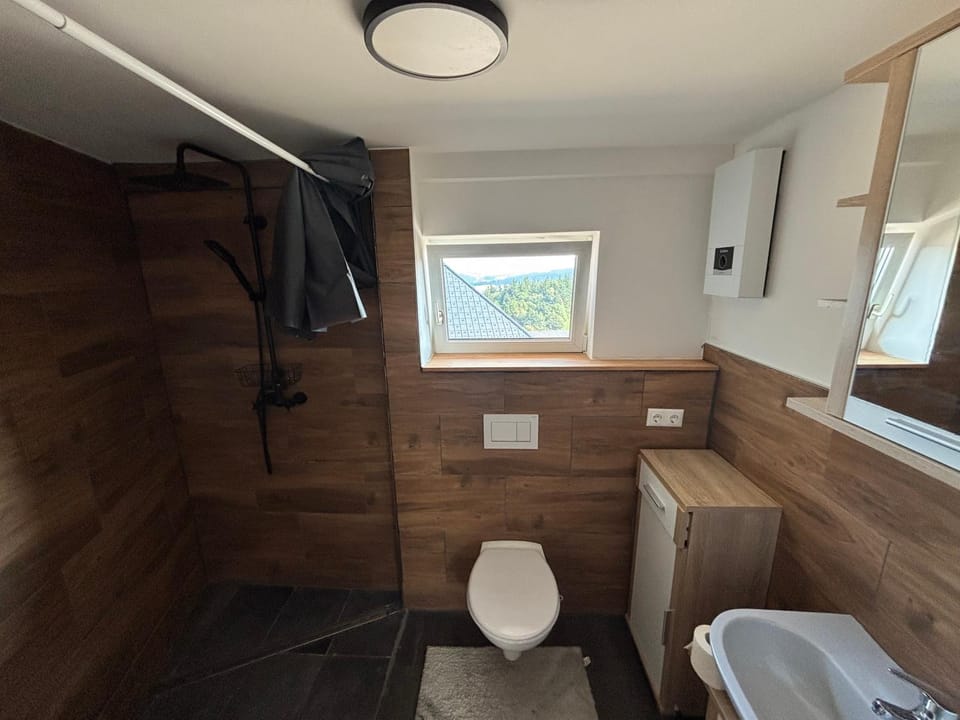 Bathroom, Living room