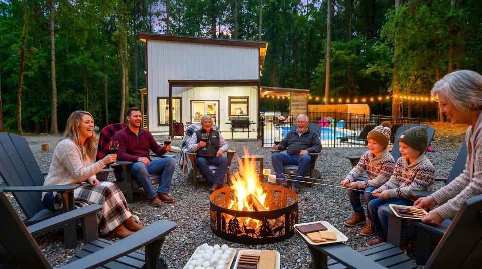 Aqua Pines Luxury Retreat - Pool, Sauna, Hot Tub, Fishing Pond and Theater Villa in Broken Bow