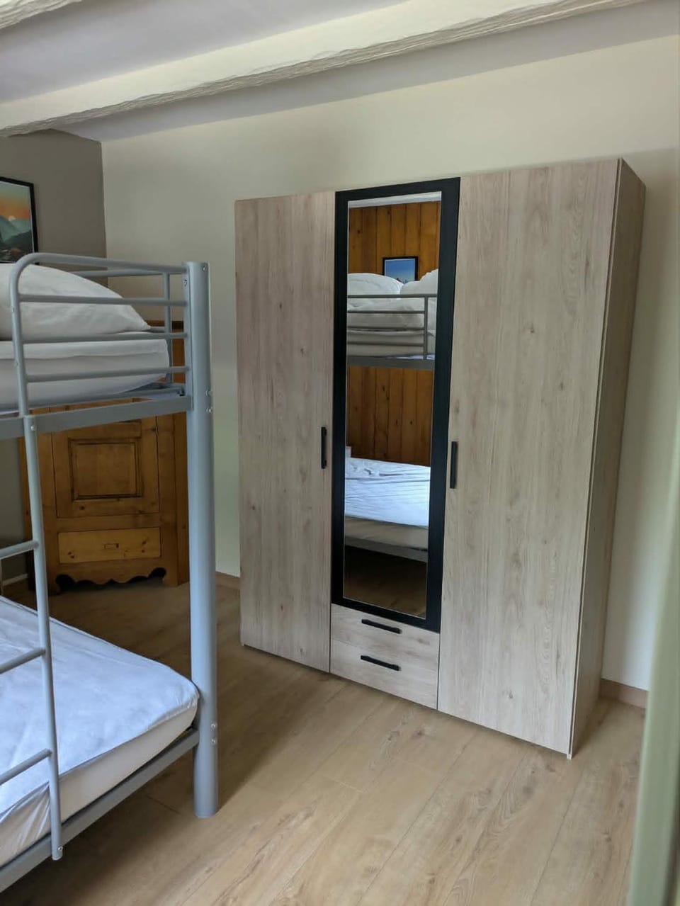 Property building, Living room, Bedroom