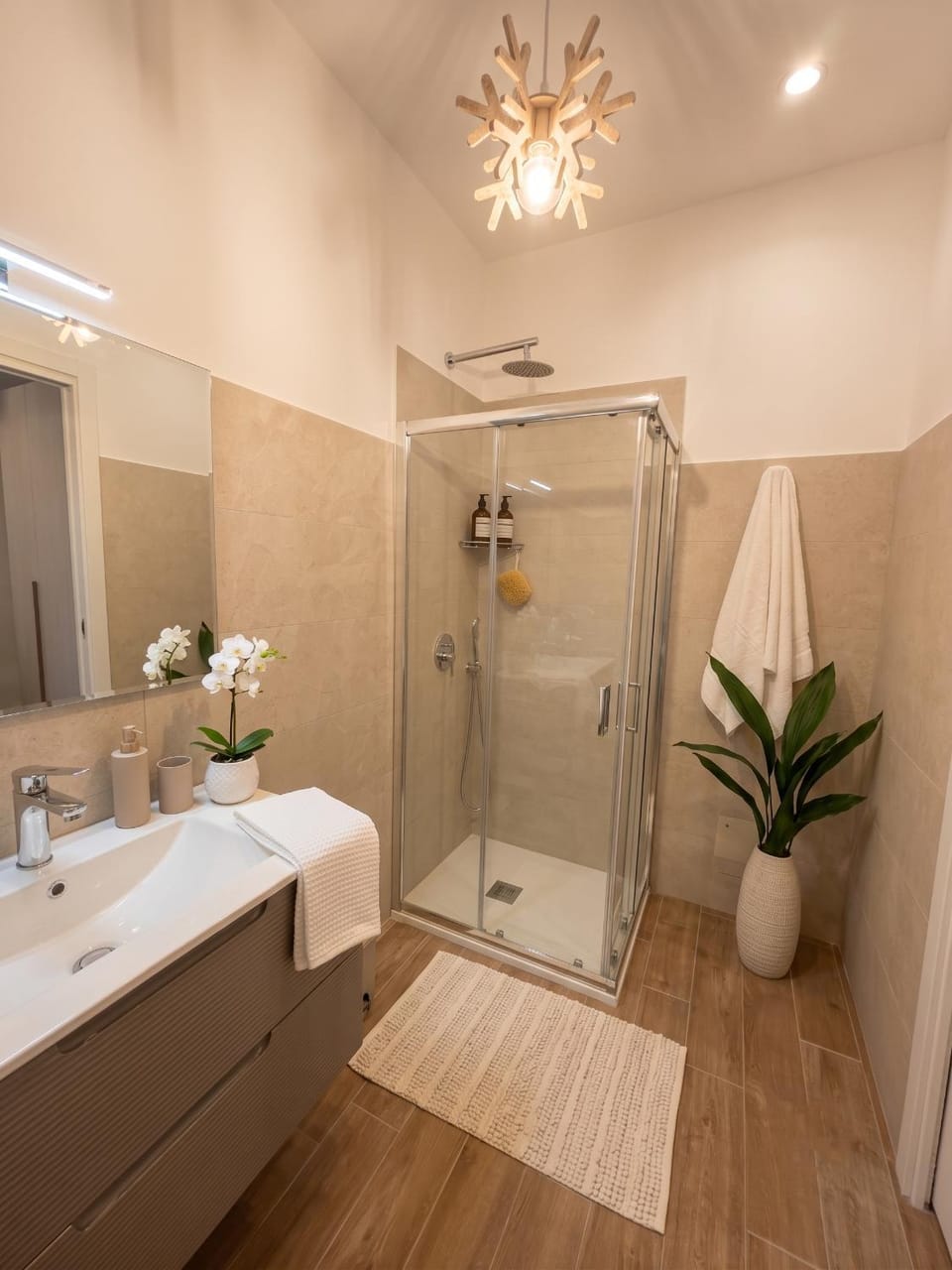 Shower, Bathroom, towels