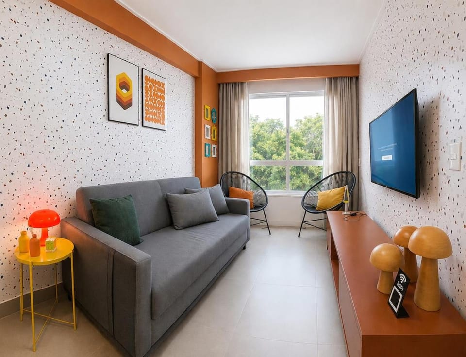 Lindo Apartamento com Vibe Retro Chique Colorido Apartment in Recife