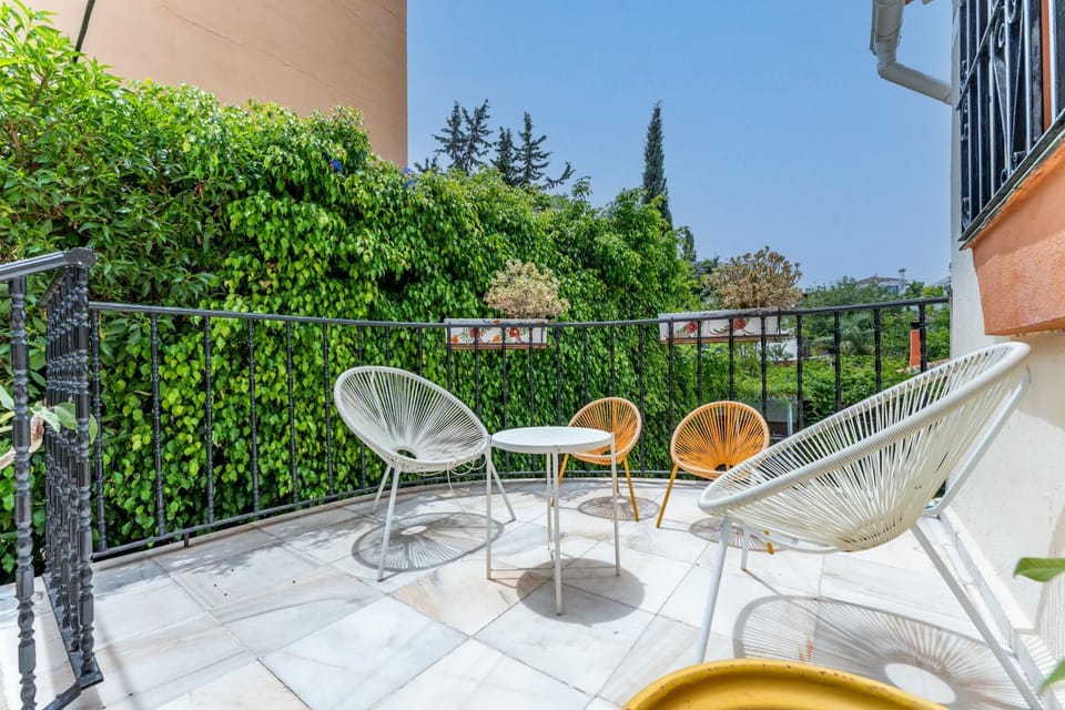 Day, Garden, View (from property/room), Balcony/Terrace, Garden view, sunbed