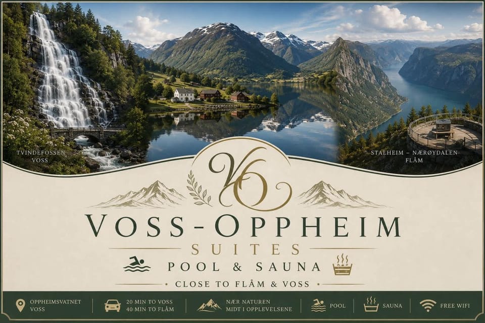 Voss-Oppheim Suites Pool&Sauna Voss & Flom - L3 Apartment in Vestland
