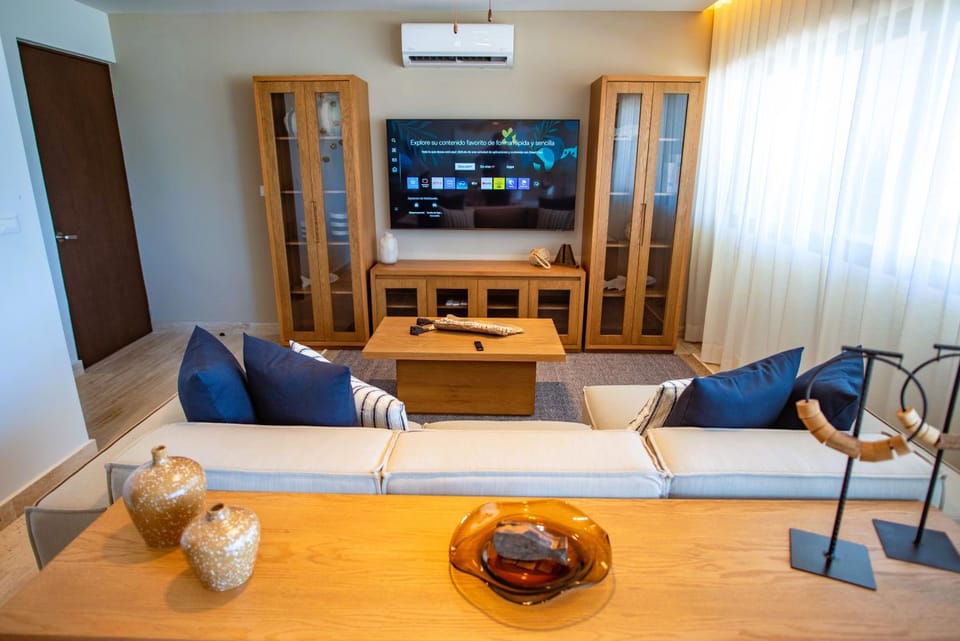 TV and multimedia, Living room, Seating area, air conditioner