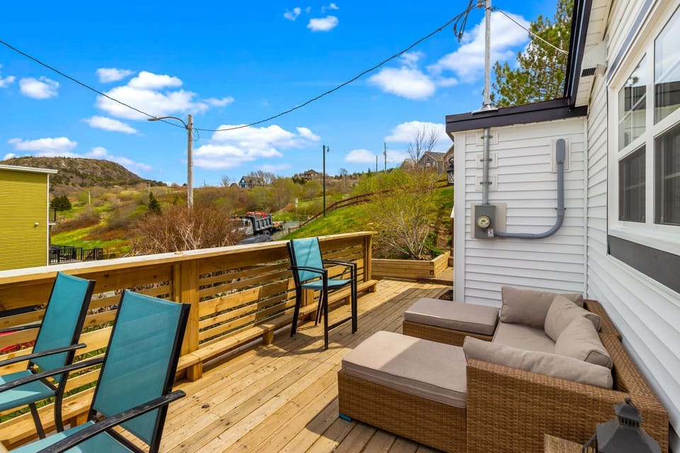 Samuelson House Quidi Vidi Deck Spa Bath House in St Johns