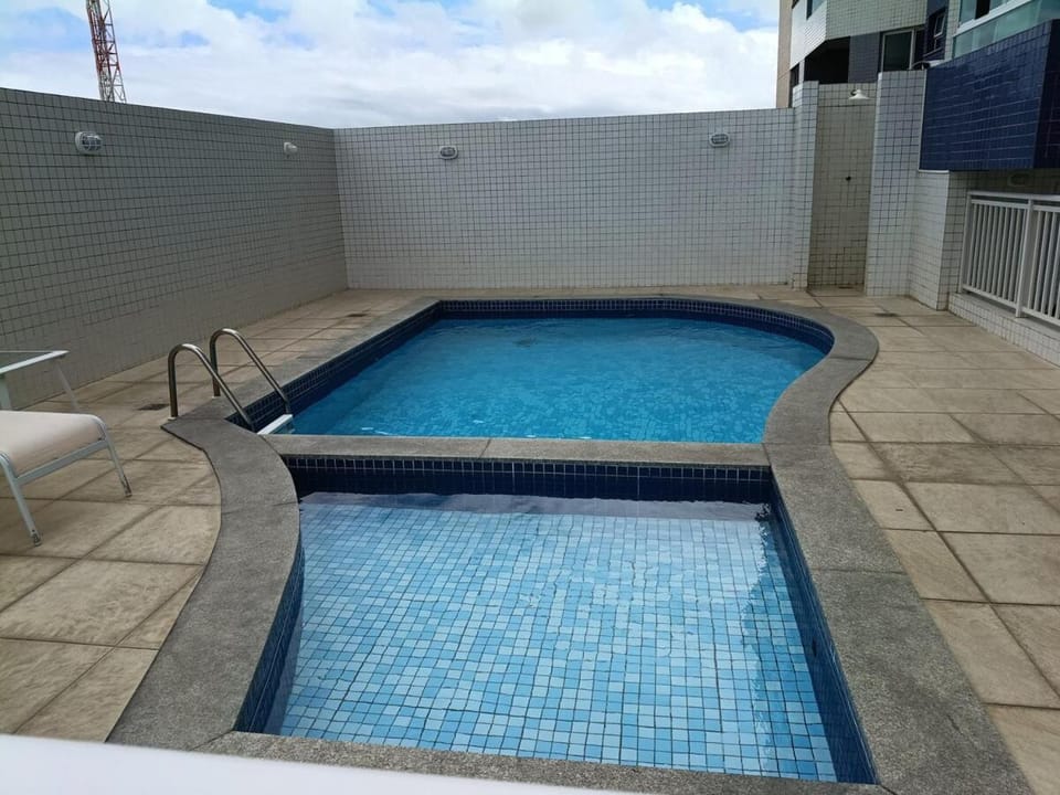 Piscina aquecida e varanda, dois quartos com ar condicionado Apartment in Aracaju