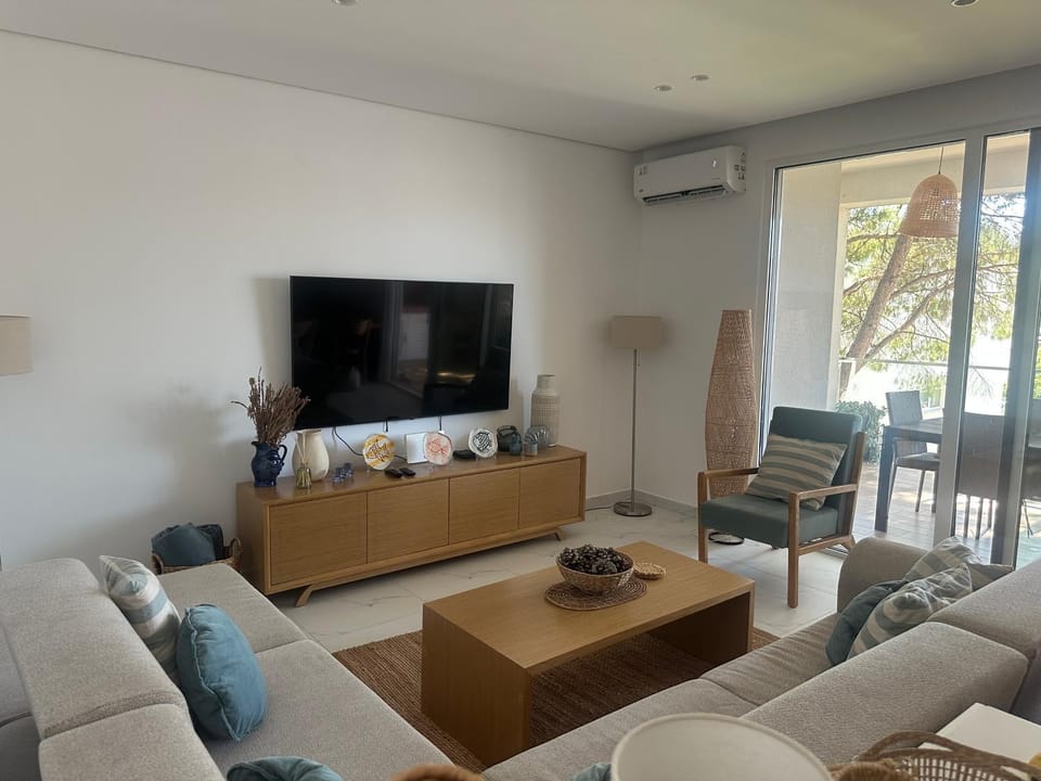 TV and multimedia, Living room, Seating area, air conditioner