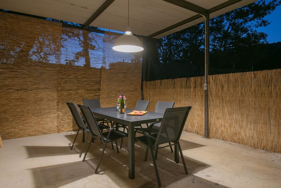 Patio, BBQ facilities, Dining area