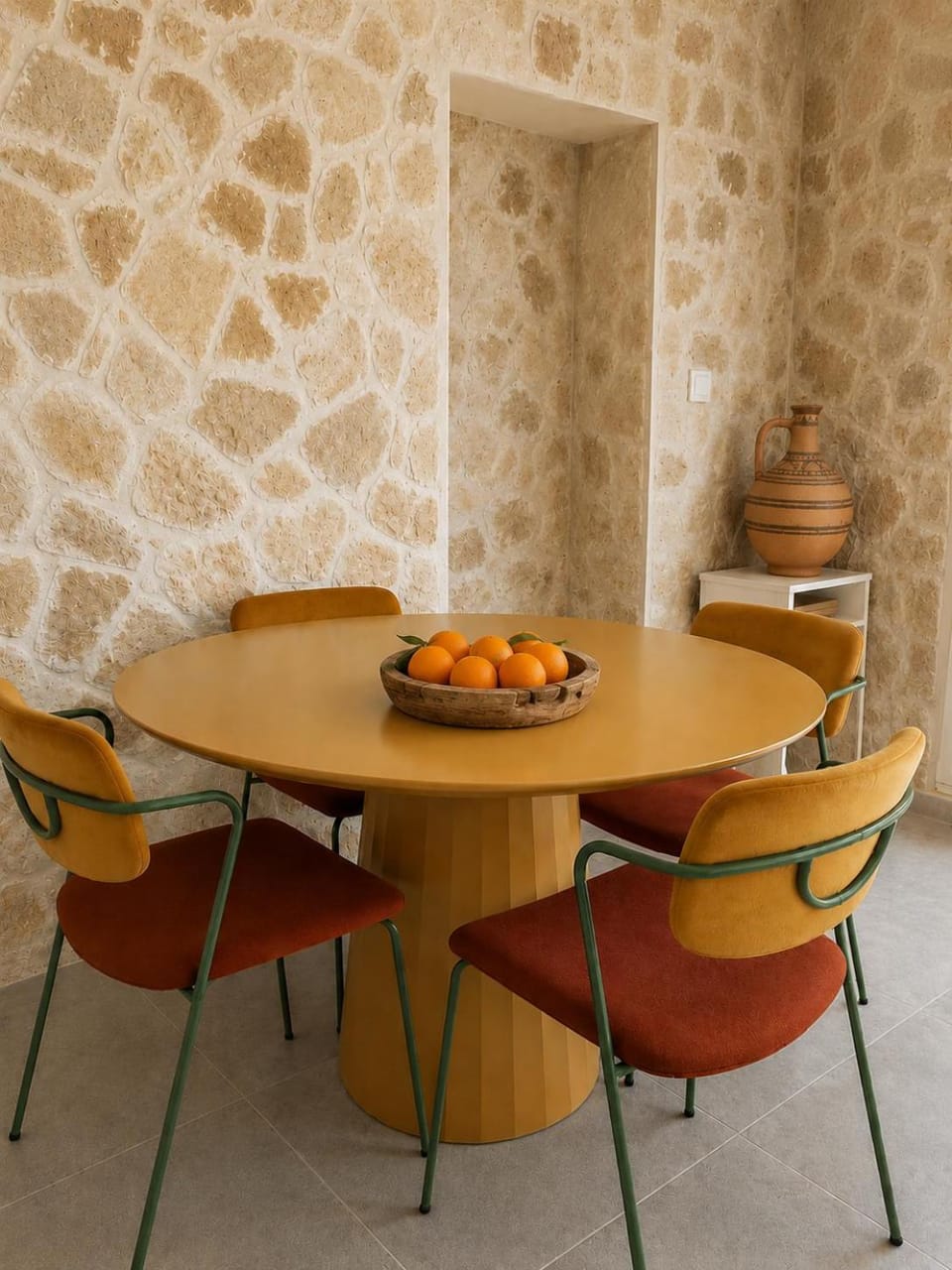 Living room, Seating area, Dining area