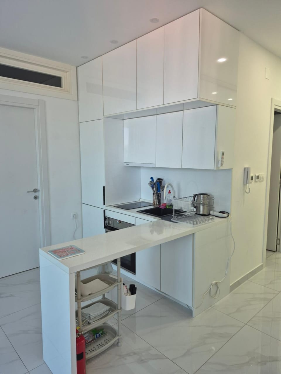 Kitchen or kitchenette, kitchen