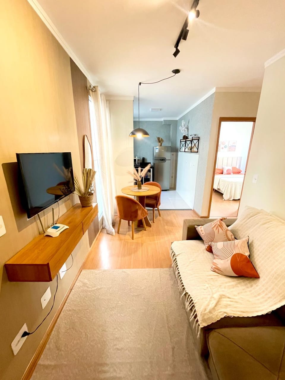 JIREH STAY 2 - Apto em Residencial com Portaria 24hr - Wi-Fi - Estacionamento - Hospital 3 Colinas Apartment in Franca
