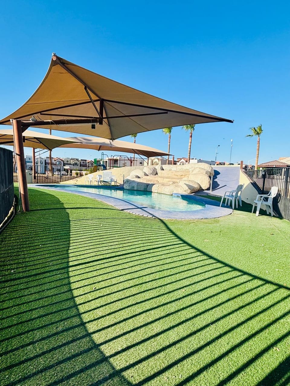 Natural landscape, Pool view, Swimming pool