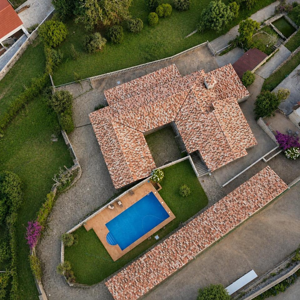 Bird's eye view, Garden, Garden view, Pool view, sunbed