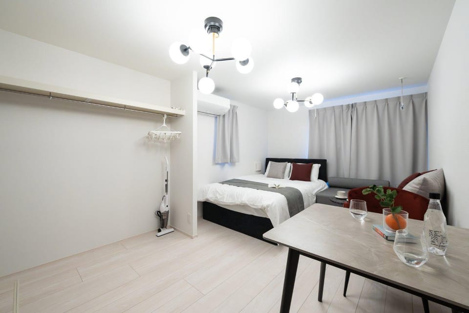 Bed, Bedroom, air conditioner