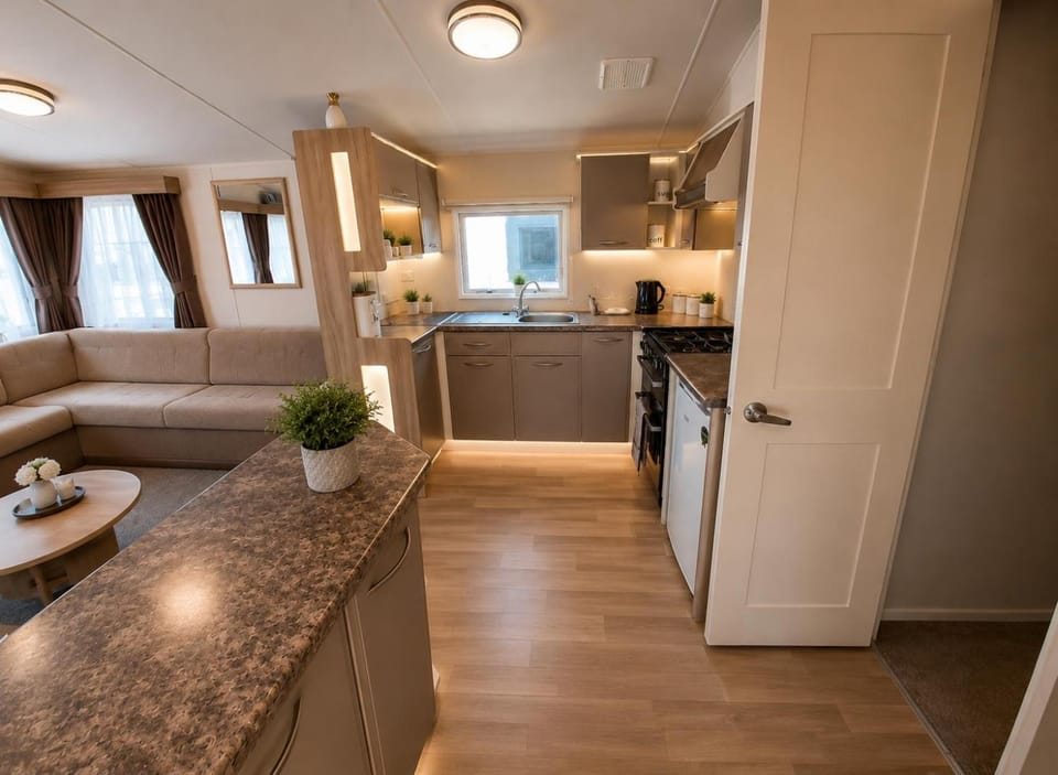 Kitchen or kitchenette, oven, stove