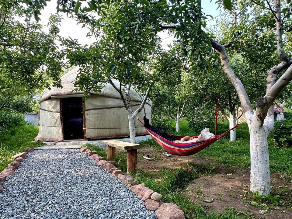 Facade/entrance, Garden, Garden, Seating area, Garden view