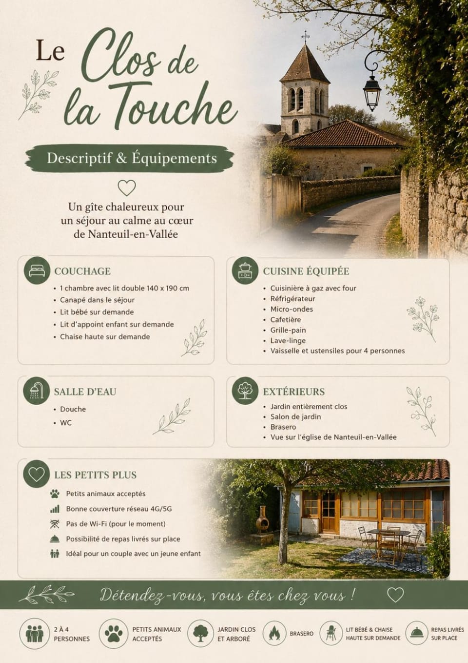 Le Clos de la Touche House in Nouvelle-Aquitaine