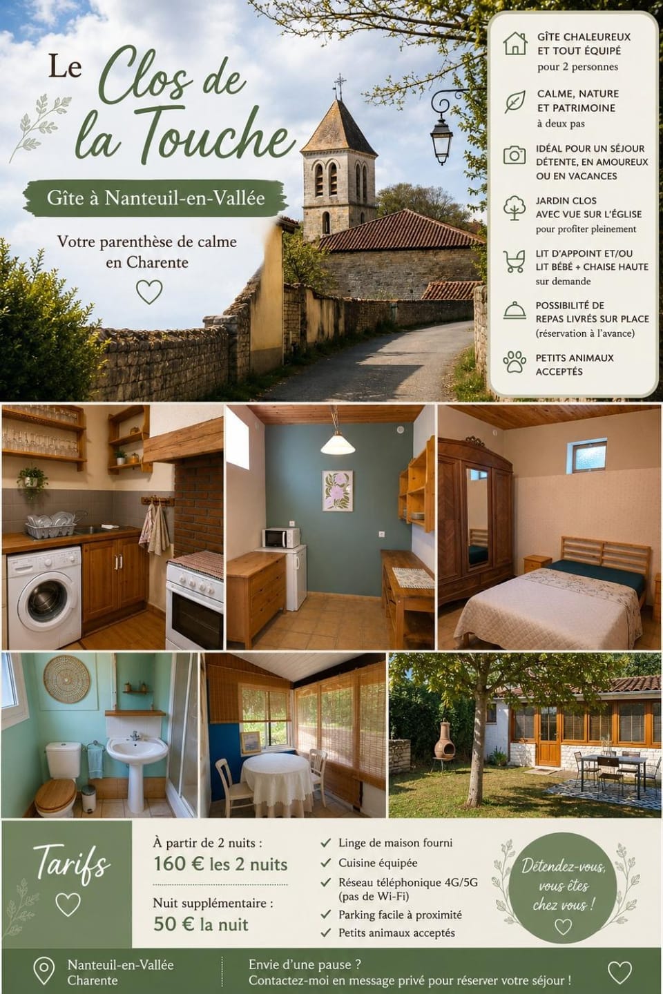 Le Clos de la Touche House in Nouvelle-Aquitaine